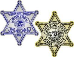 Deputy Sheriff Badge Stickers-On-A-Roll - Roll of 100