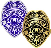  Police Badge Nametag Stickers, Badge Stickers, Police Badge  Sticker for Kids, Police Sticker for Birthday School Education, Kids Party  Supplies. : Toys & Games